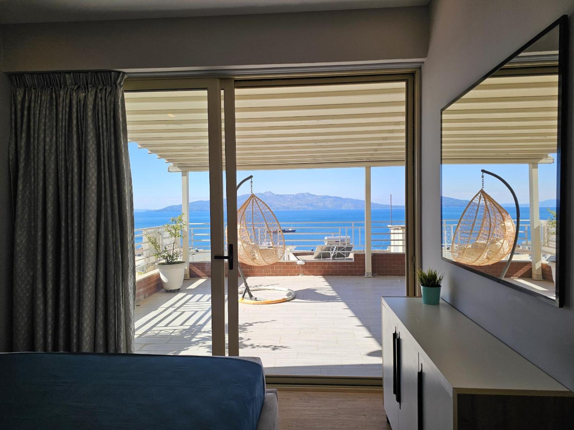 Deep Blue Rooftop - 111 Sarandë 外观 照片